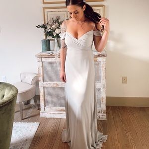 Birdy grey Spencer dress in dove grey